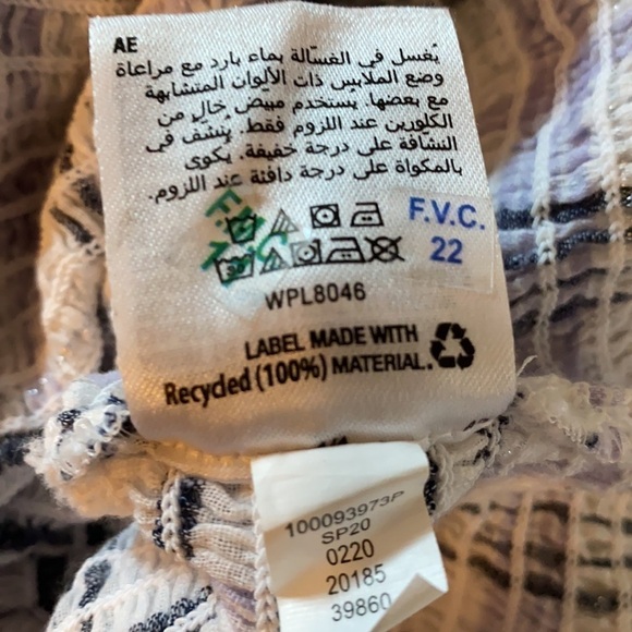 INC Smocked Plaid Blouse - Picture 9 of 9